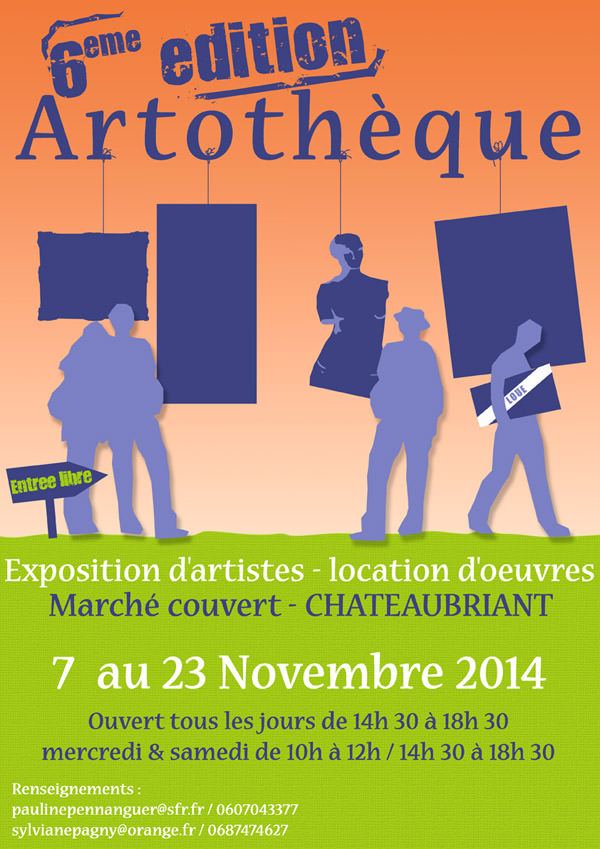 Artothèque 6eme édition flyer