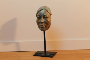 Masque en bronze | Sculpture en bronze | Denis Thébaudeau